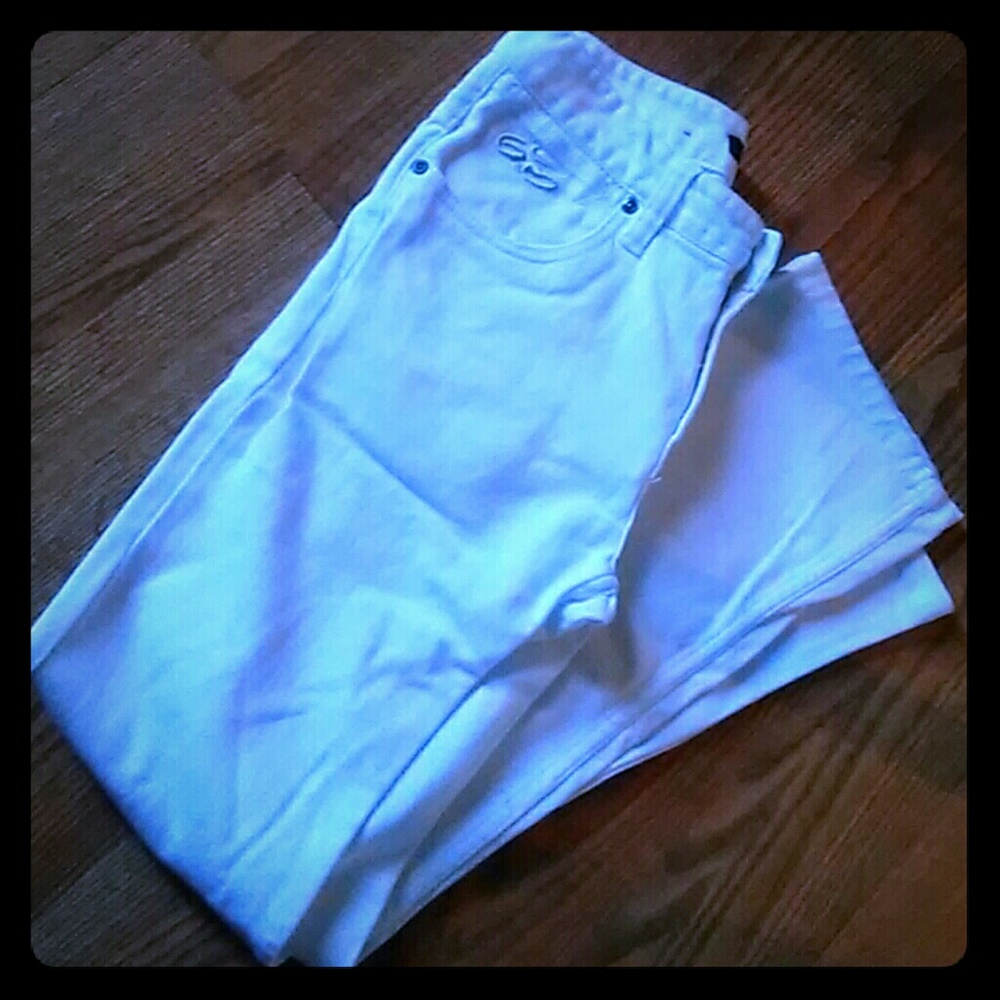 Nike White Denim Pants